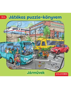 Játékos puzzle-könyvem: Járművek