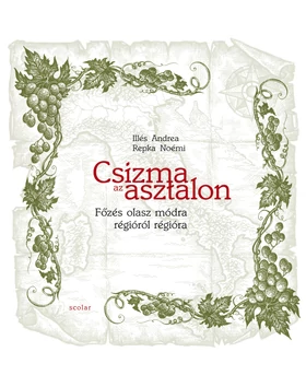 Csizma az asztalon