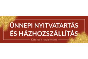 Ünnepi nyitva tartás és házhozszállítás
