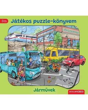 Játékos puzzle-könyvem: Járművek