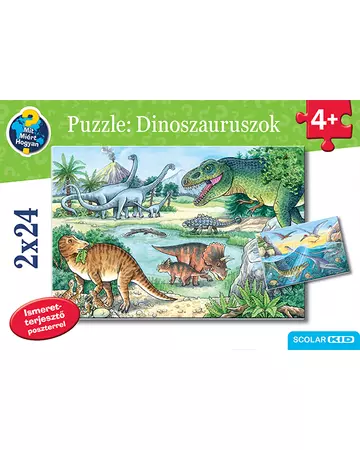 Puzzle: Dinoszauruszok
