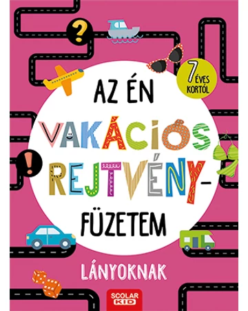 Az én vakációs rejtvényfüzetem – Lányoknak