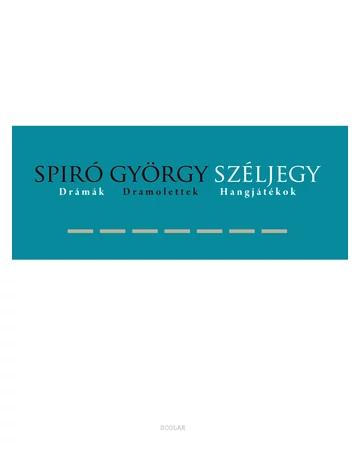 Széljegy – Drámák, dramolettek, hangjátékok