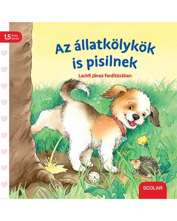 Az állatkölykök is pisilnek