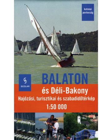 Balaton és Déli-Bakony térkép