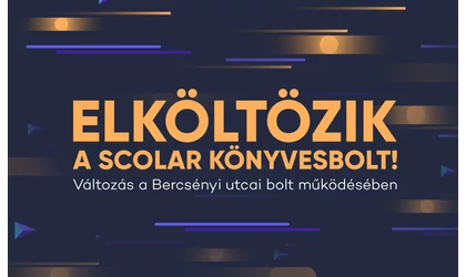 BOLTZÁRÓ KIÁRUSÍTÁS: Új helyre költözik a Scolar Könyvesbolt