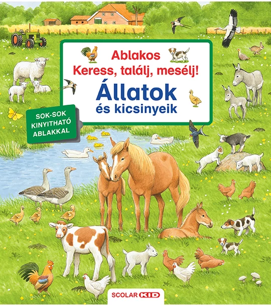 Ablakos Keress, találj, mesélj! Állatok és kicsinyeik