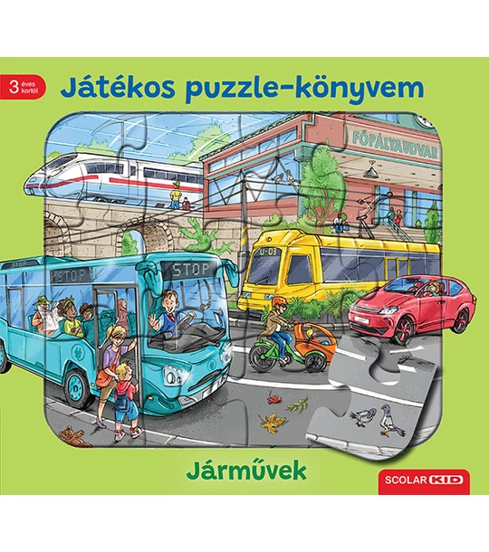 Játékos puzzle-könyvem: Járművek