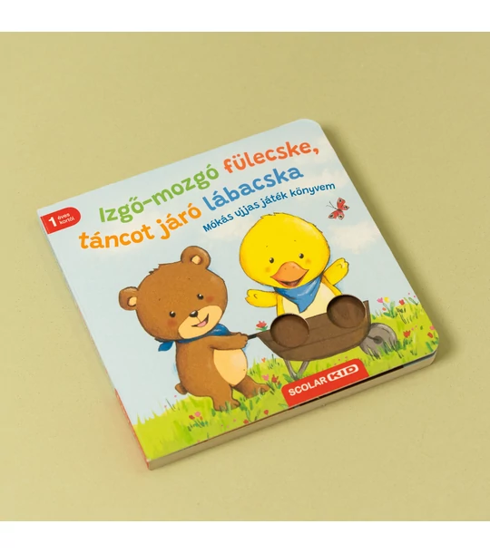 Izgő-mozgó fülecske, táncot járó lábacska – Mókás ujjas játék könyvem