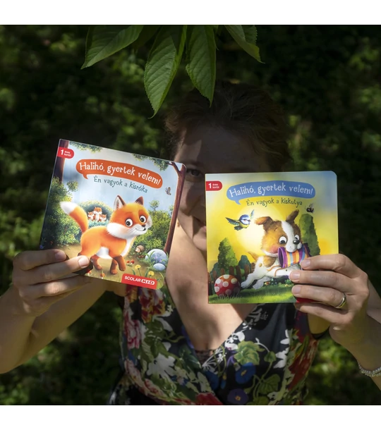Halihó, gyertek velem! Én vagyok a kiskutya