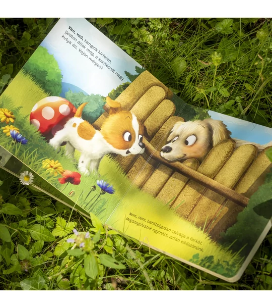 Halihó, gyertek velem! Én vagyok a kiskutya