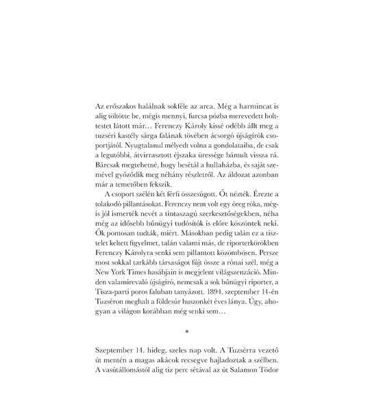 Szeánsz – Halálos hipnózis, 1894