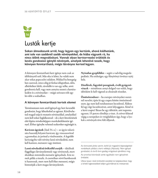 50 kertépítő ötlet – Tippek és tanácsok kültéri és beltéri kertészkedéshez