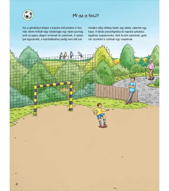 A foci (Mit? Miért? Hogyan? Matricás foglalkoztató)