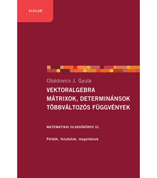 Vektoralgebra; mátrixok, determinánsok;  többváltozós függvények (2. kiadás) – Matematikai olvasókönyv 3.