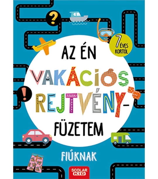 Az én vakációs rejtvényfüzetem – Fiúknak