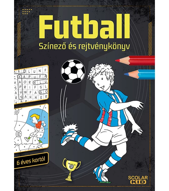 Futball – Színező és rejtvénykönyv