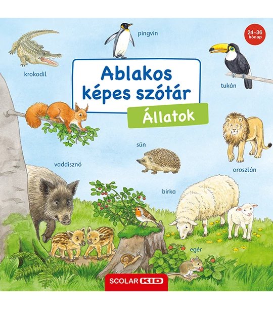 Ablakos képes szótár – Állatok