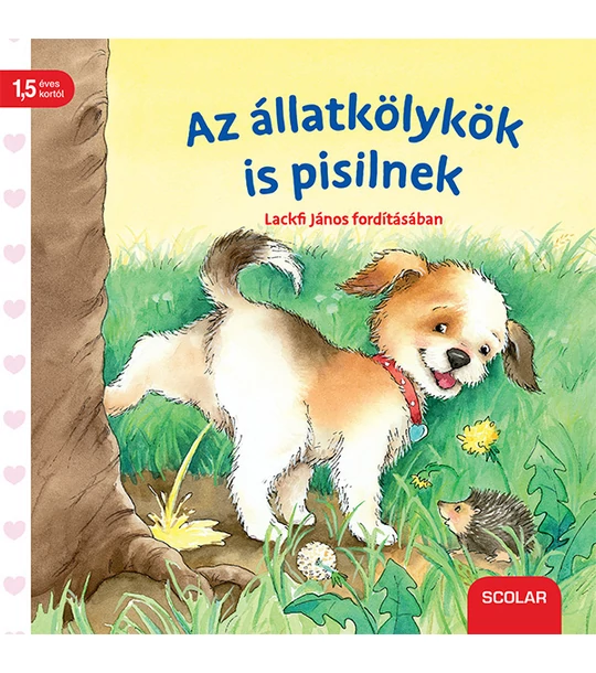 Az állatkölykök is pisilnek