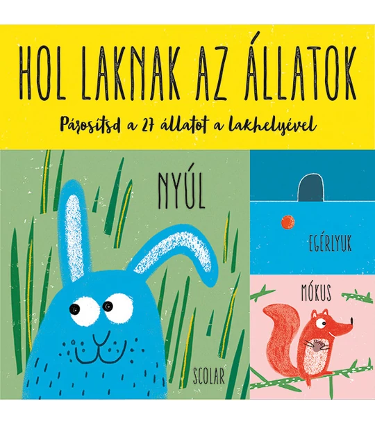 Hol laknak az állatok – Párosító és memóriajáték