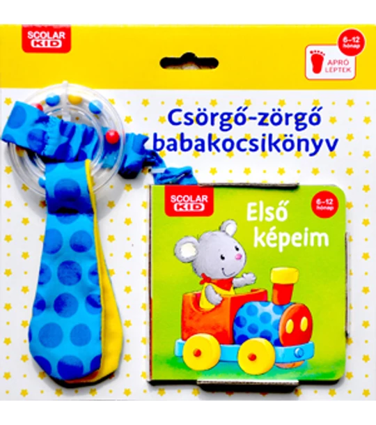 Csörgő-zörgő babakocsikönyv – Első képeim