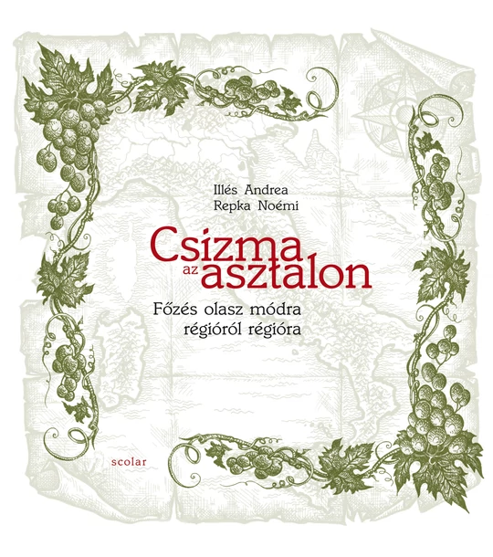 Csizma az asztalon